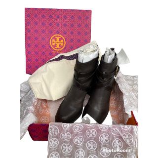 トリーバーチ(Tory Burch)の【美品】TORY BURCH トリーバーチ　ブーツ(ブーツ)