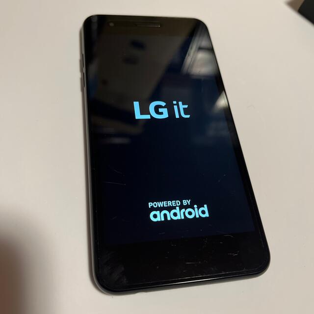 LG Electronics(エルジーエレクトロニクス)のLGV36 モロッカンブルー au LG LG it ネットワーク永久 スマホ  スマホ/家電/カメラのスマートフォン/携帯電話(スマートフォン本体)の商品写真