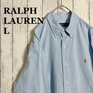 ラルフローレン チェックシャツ M クレイジーパターン ツギハギ 刺繍 