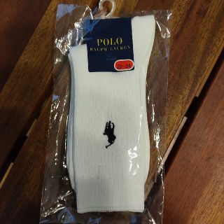 ポロラルフローレン(POLO RALPH LAUREN)の新品　ラルフローレン　白靴下22~24cm(靴下/タイツ)