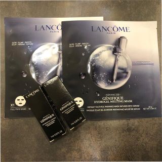 ランコム(LANCOME)のジェネフィックアドバンストN美容液 7 ml2本とパック2枚(パック/フェイスマスク)