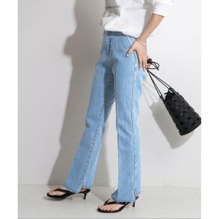 スピックアンドスパン(Spick & Span)の【5 1/2】BEAUTY LINE スリットデニム◆スピックアンドスパン(デニム/ジーンズ)