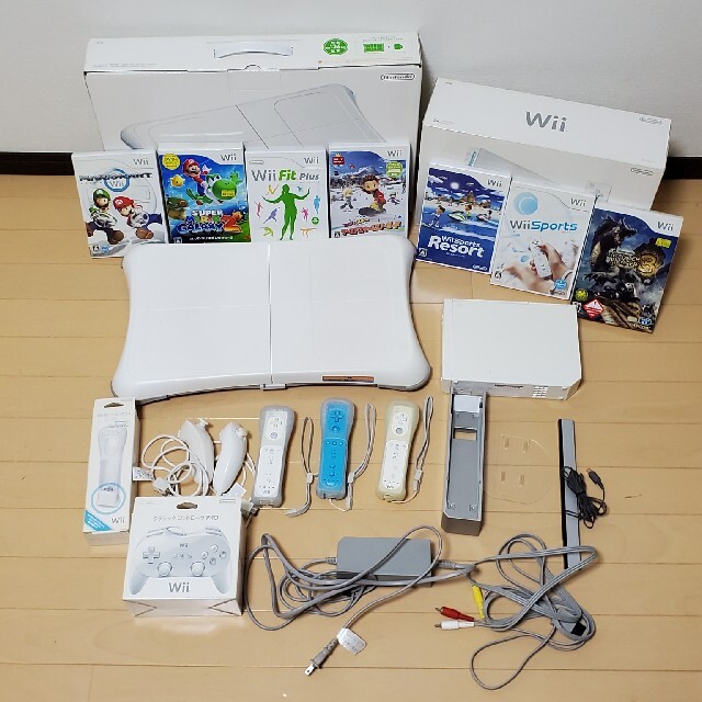 Wii - 【動作確認済】wii本体、コントローラー、バランスボード ...