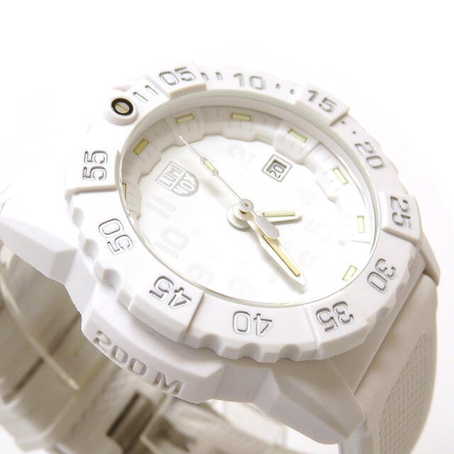 Luminox(ルミノックス)のルミノックス LUMINOX ネイビー シールズ スノーパトロール 3057 白 レディースのファッション小物(腕時計)の商品写真