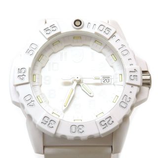 ルミノックス(Luminox)のルミノックス LUMINOX ネイビー シールズ スノーパトロール 3057 白(腕時計)