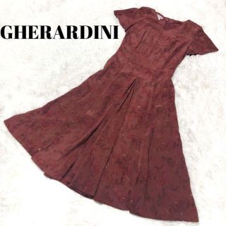 【美品】 GHERARDINI ゲラルディーニ ロングワンピース シルク100%