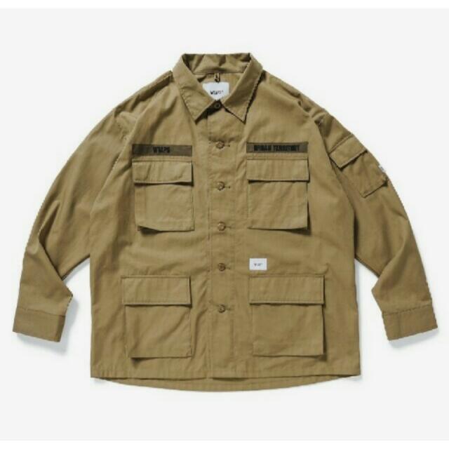 ミリタリージャケット21ss WTAPS JUNGLE 02 LS COTTON RIPSTOP M