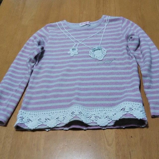 mezzo piano(メゾピアノ)のメゾピアノ  トップス  130㎝ キッズ/ベビー/マタニティのキッズ服女の子用(90cm~)(Tシャツ/カットソー)の商品写真