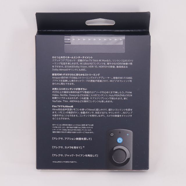 新品Amazon Fire TV Stick 4K MAX Alexa対応 スマホ/家電/カメラのテレビ/映像機器(その他)の商品写真