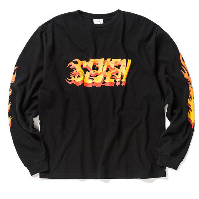 新品未使用STUDIO SEVEN Graffiti Waffle LS Tee