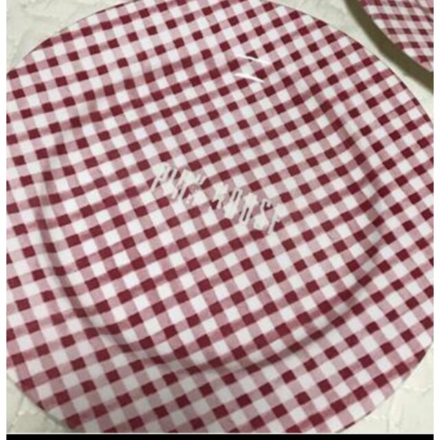 赤白ギンガムチェックお皿2枚セット☆ピンクハウス食器