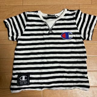 チャンピオン(Champion)のチャンピオン　Tシャツ　100 ストライプ(Tシャツ/カットソー)