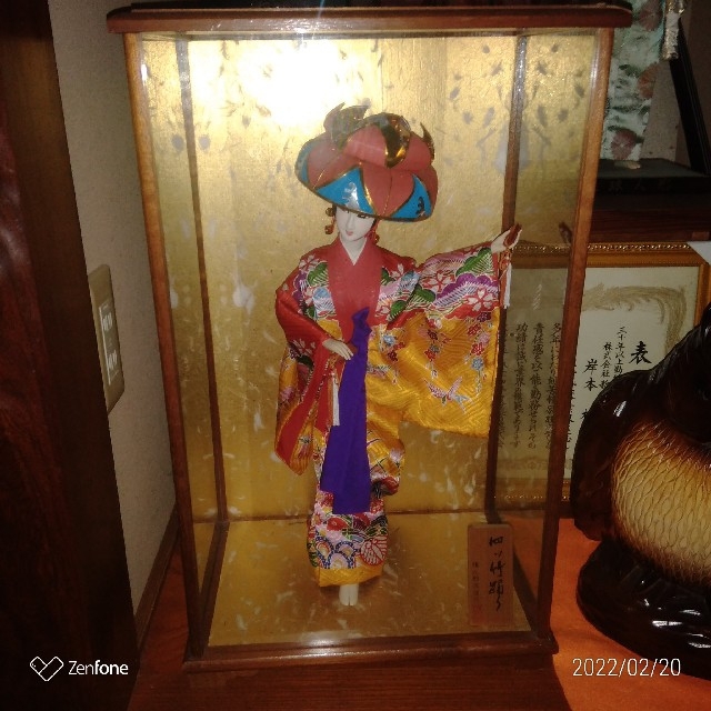 沖縄伝統工芸 琉球舞踊フィギュア ハンドメイドのぬいぐるみ/人形(人形)の商品写真