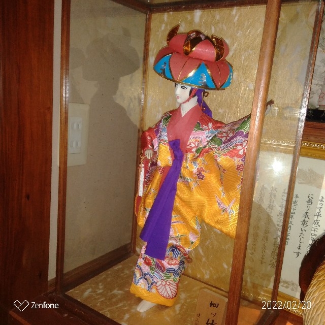 沖縄伝統工芸 琉球舞踊フィギュア ハンドメイドのぬいぐるみ/人形(人形)の商品写真