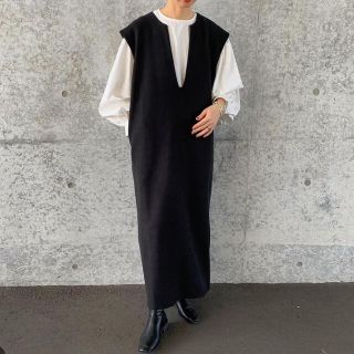 トゥデイフル(TODAYFUL)のselect moca by son キーネックロングベストワンピース(ロングワンピース/マキシワンピース)