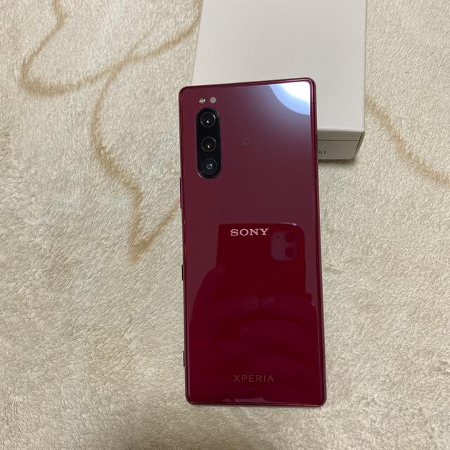 Xperia(エクスペリア)のXperia 5　SOV41(今月末までの出品です) スマホ/家電/カメラのスマートフォン/携帯電話(スマートフォン本体)の商品写真