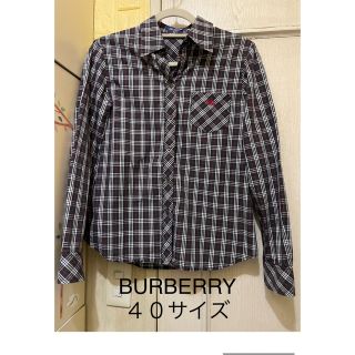 バーバリーブルーレーベル(BURBERRY BLUE LABEL)の最終連休特価❣️BURBERRYS    チェック柄　長袖シャツ40サイズ(シャツ/ブラウス(長袖/七分))