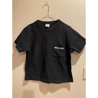 ミルクフェド(MILKFED.)の【日曜日まで】値下げ！MILKFED．➕ChampionのコラボTシャツ(Tシャツ(半袖/袖なし))