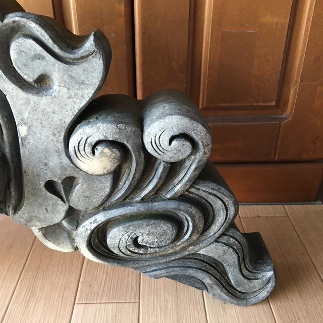 ビン付玄関鬼 時代瓦 鬼瓦 飾り瓦 古美術 置物 ビン付玄関鬼 時代瓦 鬼瓦 飾り瓦 古美術 置物