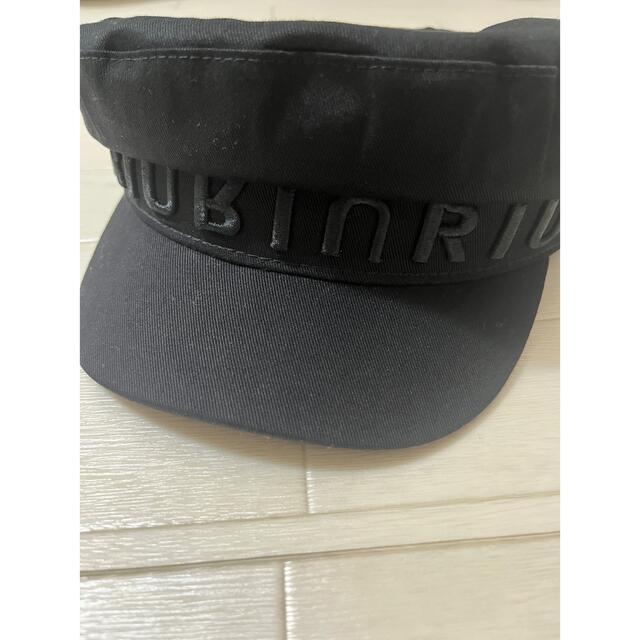 Riu logo casquette riuキャスケット　ブラック レディースの帽子(キャスケット)の商品写真