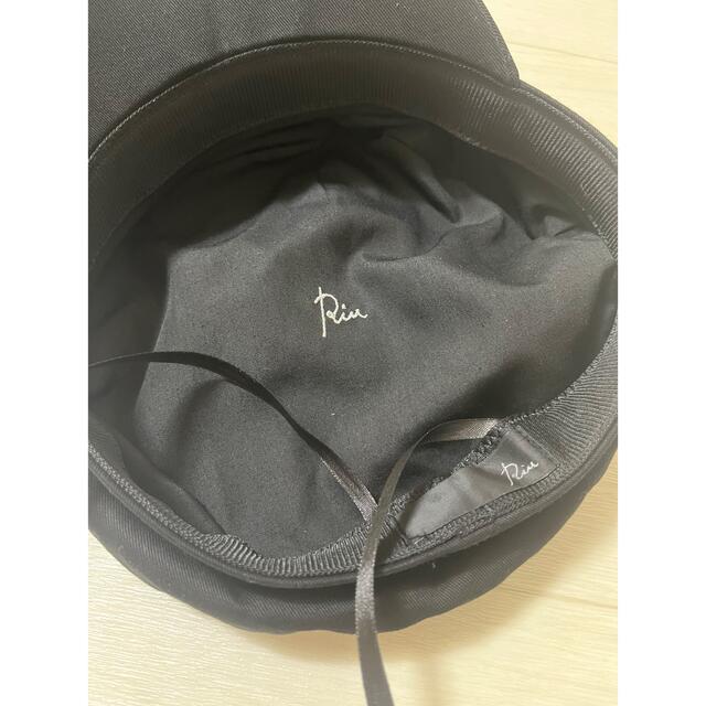 Riu logo casquette riuキャスケット　ブラック レディースの帽子(キャスケット)の商品写真