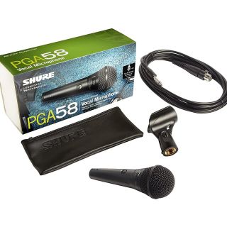 オーディオテクニカ(audio-technica)のSHURE PGA58 ダイナミックマイク とも様専用(マイク)