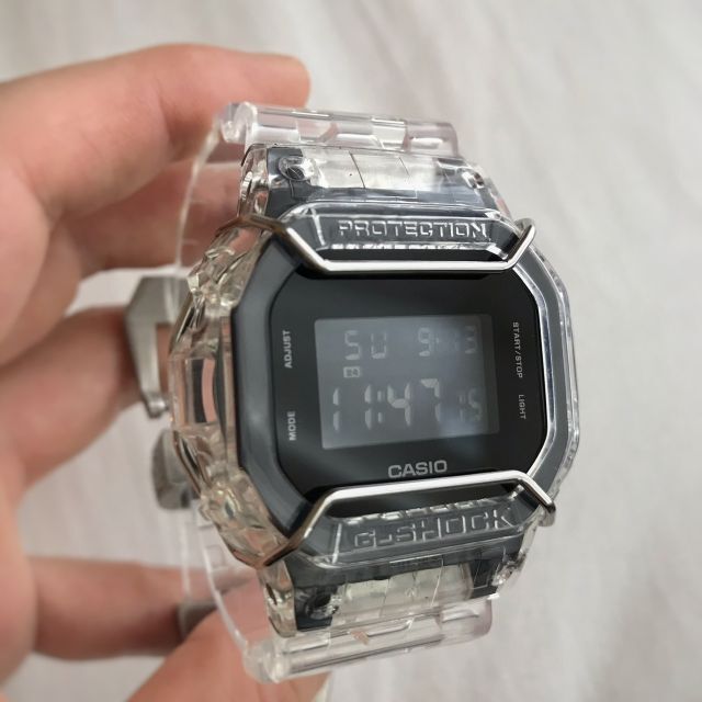 G-SHOCK(ジーショック)のG-SHOCK CASIO 腕時計 スケルトン メタル カスタム TOGA 風 レディースのファッション小物(腕時計)の商品写真