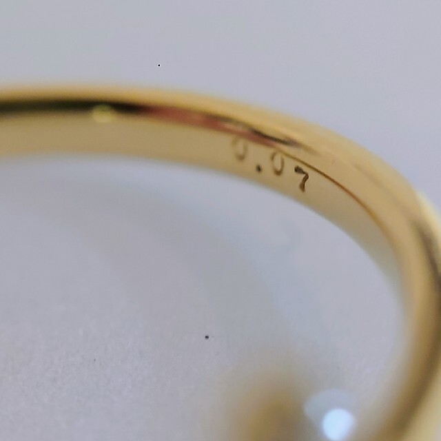K18ダイヤファッションリング レディースのアクセサリー(リング(指輪))の商品写真