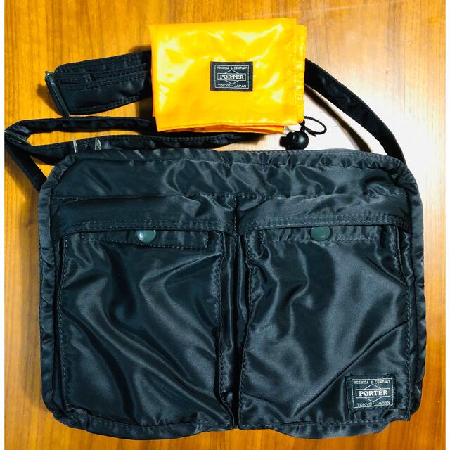 ナイロンツイル裏【極美品】PORTER TANKER ショルダー　L ショルダーバッグ