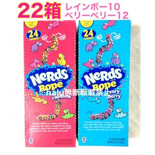 ナーズロープ ロープキャンディ レインボー ベリーベリー 24本入り 22箱(菓子/デザート)