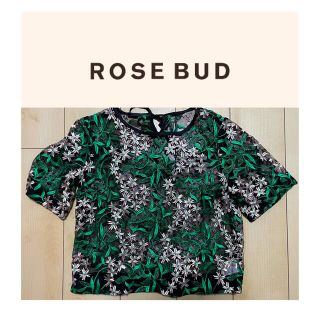 ローズバッド(ROSE BUD)の▽ROSE BUD▽シースルー刺繍トップス(カットソー(半袖/袖なし))