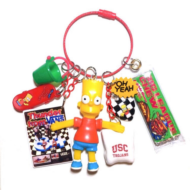 💛 street boy 🛹 ジャラジャラキーホルダー ハンドメイドのアクセサリー(キーホルダー/ストラップ)の商品写真