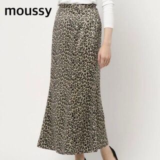 マウジー(moussy)のMOUSSY マウジー LEOPARD MAXI スカート 新品タグ付き(ロングスカート)
