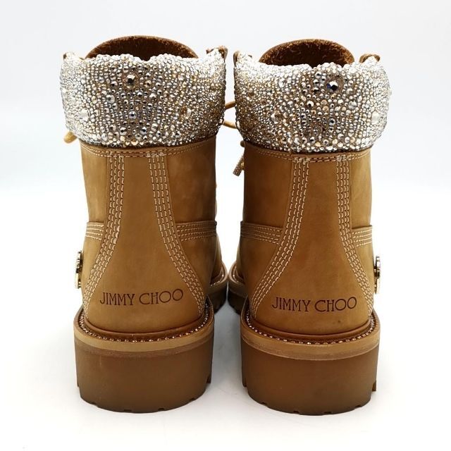 JIMMY CHOO(ジミーチュウ)の美品 ティンバーランド ジミーチュウ プレミアム ブーツ 03-22020739 レディースの靴/シューズ(ブーツ)の商品写真