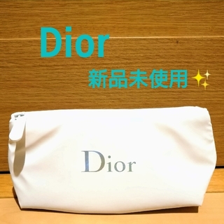 ディオール(Dior)の新品未使用✨Dior　ポーチ　ホワイト(ポーチ)