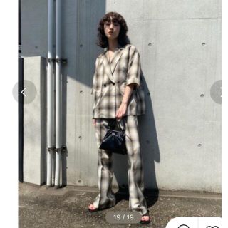 マウジー(moussy)のmoussy チェックセットアップ(セット/コーデ)