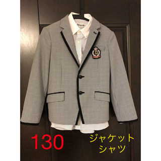 イオン(AEON)の男児 ジャケット&シャツ 卒園式入学式 130(ドレス/フォーマル)