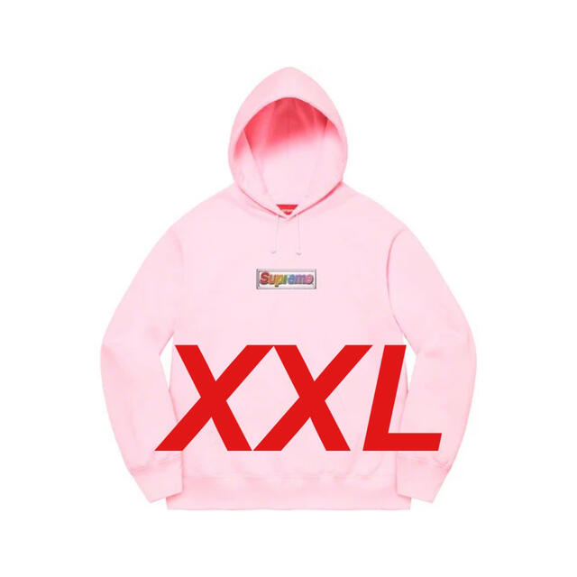 Supreme Bling Box Logo Hooded Sweatshirt