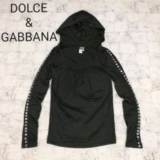 史上一番安い 48(Mサイズ) ブラック フーディー パーカー ドルチェ 安くて可愛い人気 DOLCE&GABBANA パーカ size 48 パーカー