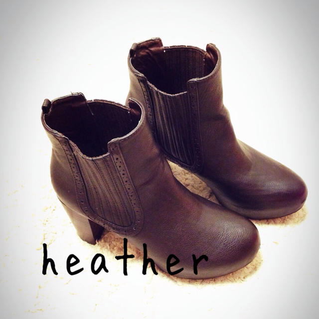 heather(ヘザー)のheatherショートブーツ美品♡ レディースの靴/シューズ(ブーツ)の商品写真