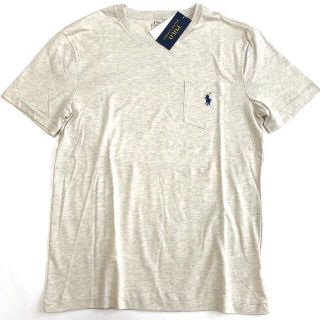 ポロラルフローレン(POLO RALPH LAUREN)の新品 ラルフローレン 大人気ポケットTシャツ M/サンドヘザー 貴重カラー(Tシャツ/カットソー(半袖/袖なし))