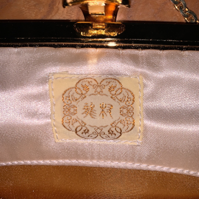 【未使用保管品】龍村美術織物 定価30万弱　龍村ビーズバッグ　円文白虎 龍村のビーズバッグ（未使用保管品龍村美術織物 定価30万弱 龍村