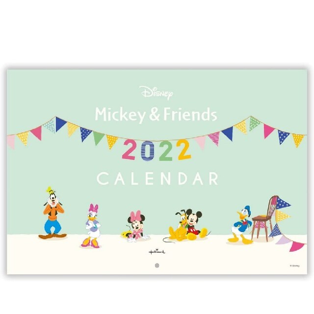 Disney(ディズニー)の新品★ディズニー　カレンダー　2022年　壁掛け　大サイズ エンタメ/ホビーのおもちゃ/ぬいぐるみ(キャラクターグッズ)の商品写真