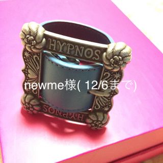 パメオポーズ(PAMEO POSE)のPameo pose Hypnos Buckle Bangle  レザー(ブレスレット/バングル)