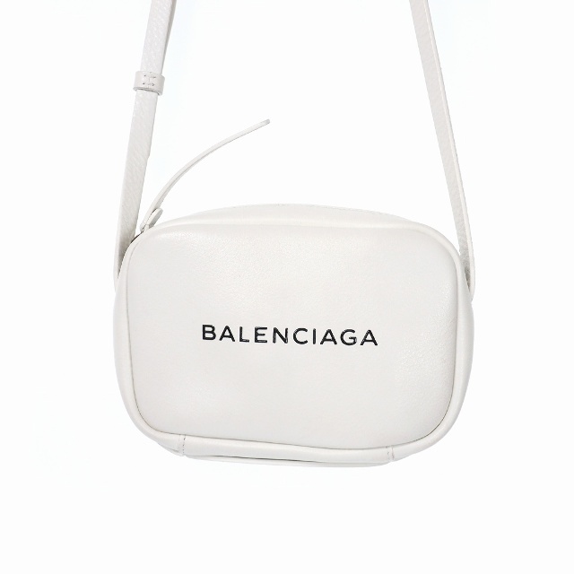 BALENCIAGA エブリデイ カメラバッグ ショルダーバッグ ホワイト 白