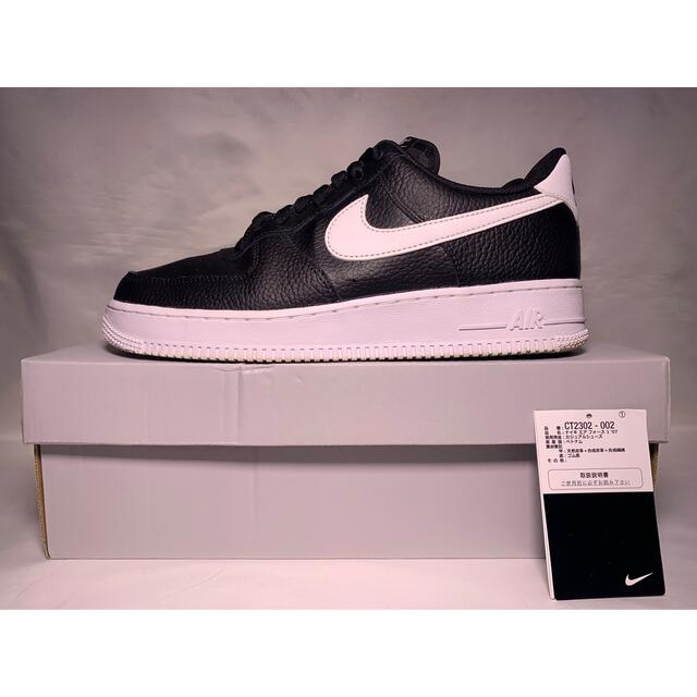 NIKE(ナイキ)のNIKE AIR FORCE 1 07 BLACK/WHITE 26.5cm メンズの靴/シューズ(スニーカー)の商品写真