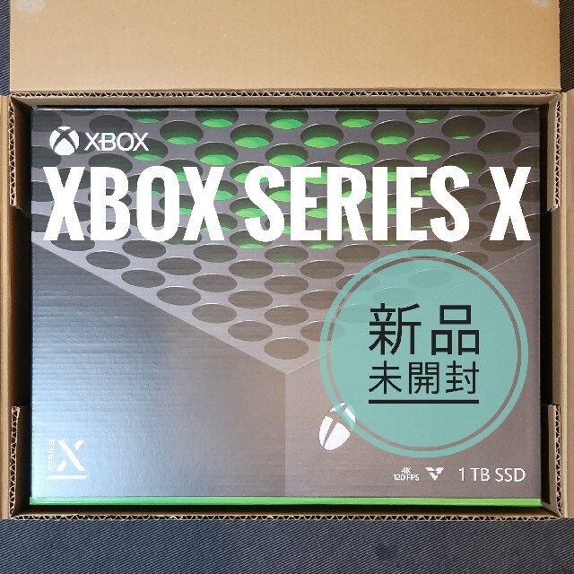 Xbox(エックスボックス)の【新品未開封】Xbox Series X エンタメ/ホビーのゲームソフト/ゲーム機本体(家庭用ゲーム機本体)の商品写真
