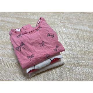 ザラキッズ(ZARA KIDS)のZARA 半袖 長袖 80 74 女の子服(Ｔシャツ)