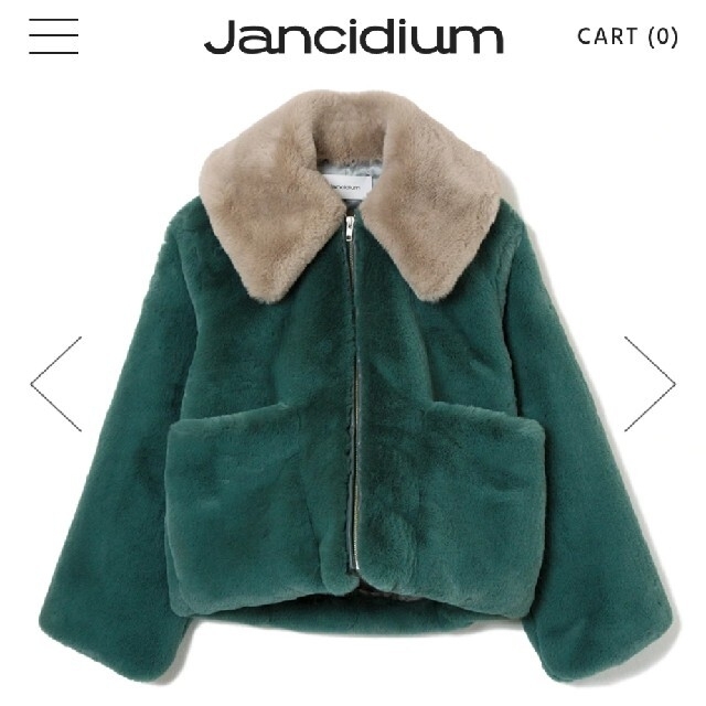 jancidium clair faux far jacket