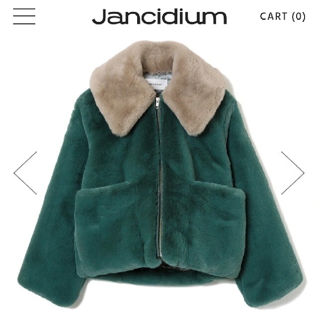 jancidium clair faux far jacketレディース